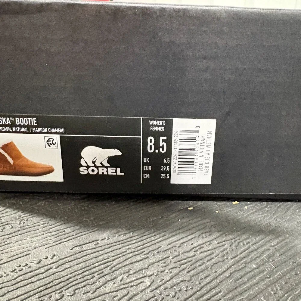 🔥 Brand New Sorel Nakiska Leather Booties – Size 8.5 – Save BIG! 🔥 - Picture 2 of 2